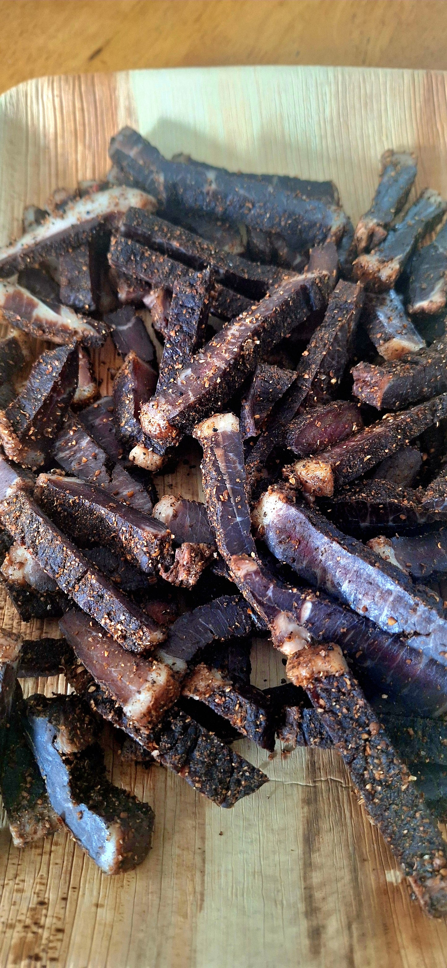 Moist with Fat Biltong - Traditional Biltong