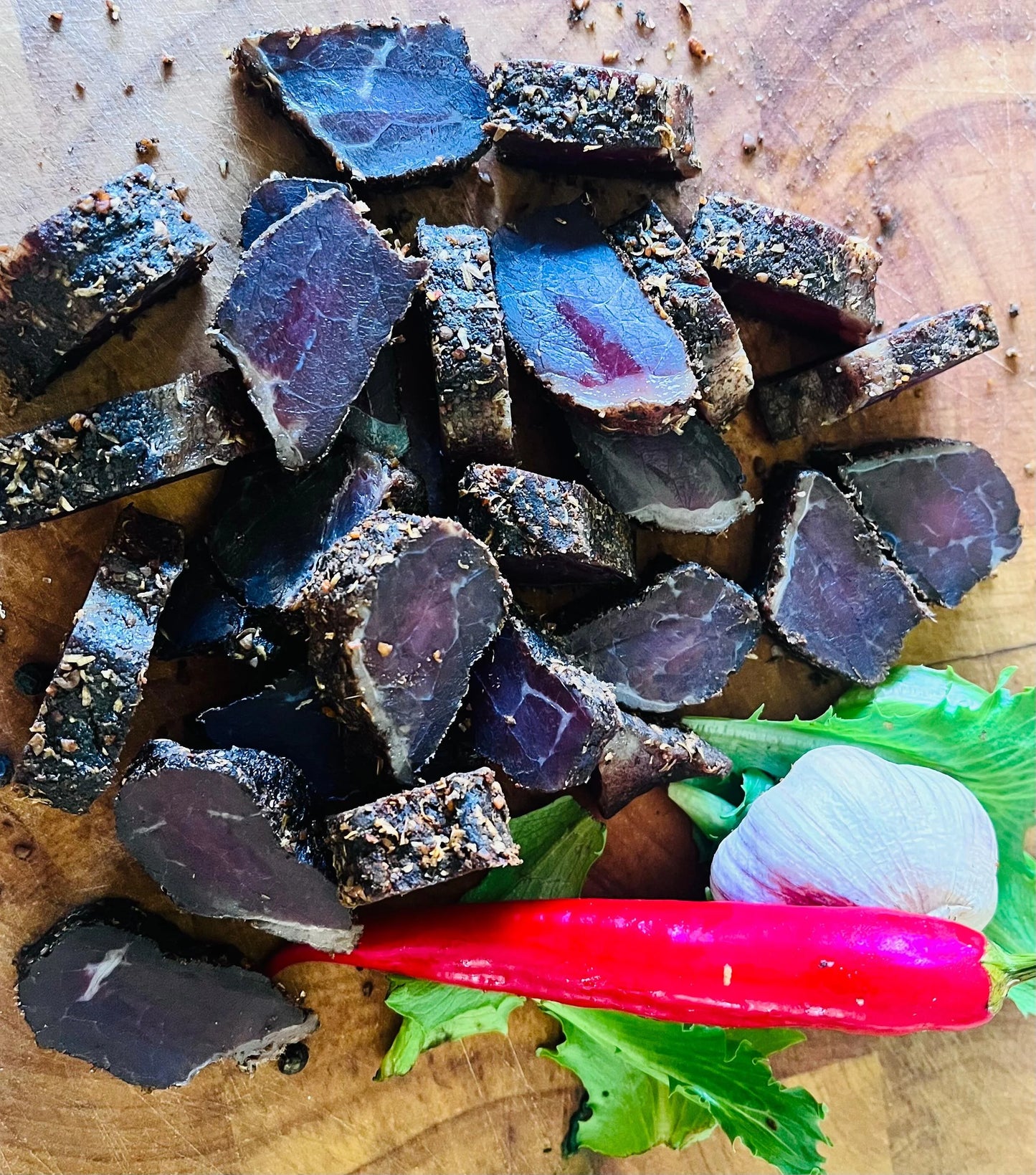 Dry with Fat Chilli Biltong - Chilli Biltong